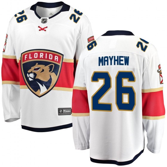 Youth Breakaway Florida Panthers Gerry Mayhew Fanatics Branded Away Jersey - White