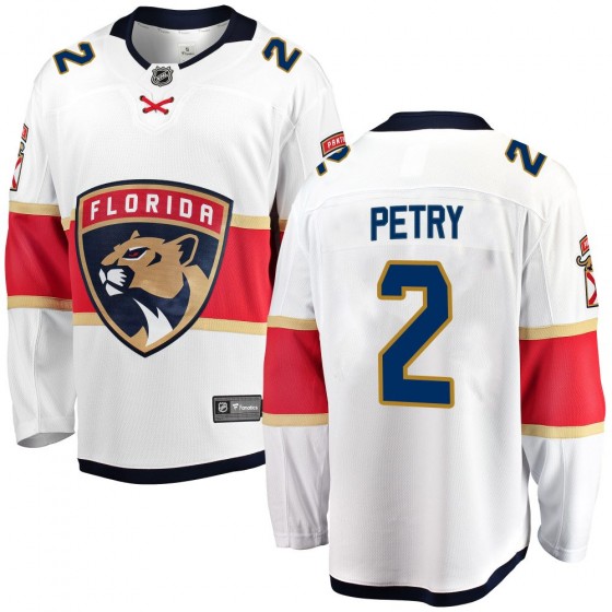 Youth Breakaway Florida Panthers Jeff Petry Fanatics Branded Away Jersey - White