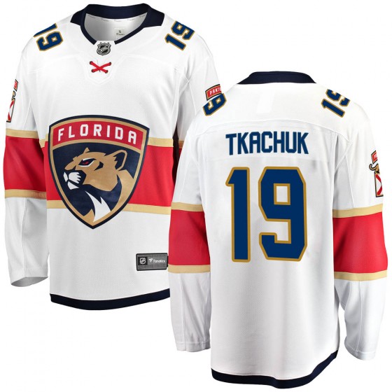 Youth Breakaway Florida Panthers Matthew Tkachuk Fanatics Branded Away Jersey - White
