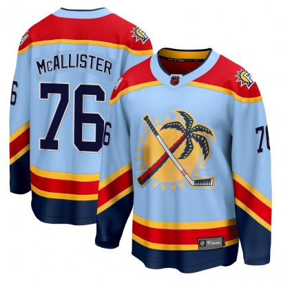 Men's Breakaway Florida Panthers Ryan McAllister Fanatics Branded Special Edition 2.0 Jersey - Light Blue