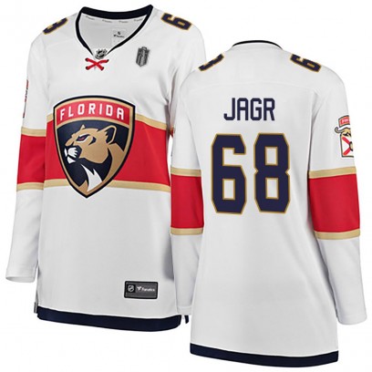 Women's Breakaway Florida Panthers Jaromir Jagr Fanatics Branded Away 2025 Stanley Cup Final Jersey - White