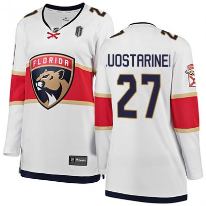 Women's Breakaway Florida Panthers Eetu Luostarinen Fanatics Branded Away 2025 Stanley Cup Final Jersey - White