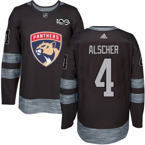 Men's Authentic Florida Panthers Marek Alscher 1917-2017 100th Anniversary Jersey - Black