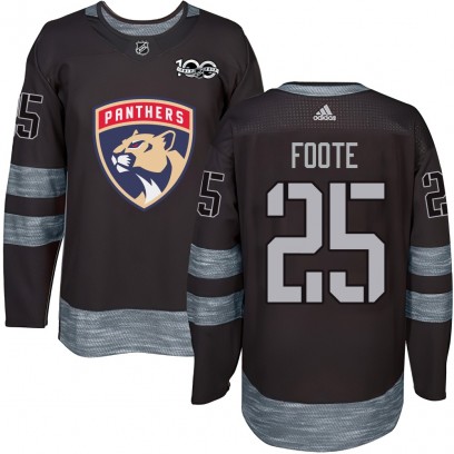 Men's Authentic Florida Panthers Nolan Foote 1917-2017 100th Anniversary Jersey - Black