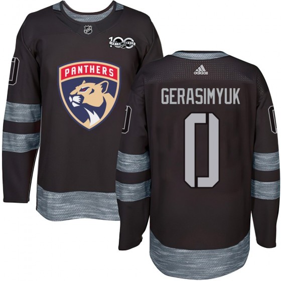 Men's Authentic Florida Panthers Kirill Gerasimyuk 1917-2017 100th Anniversary Jersey - Black