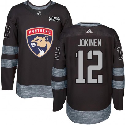 Men's Authentic Florida Panthers Olli Jokinen 1917-2017 100th Anniversary Jersey - Black