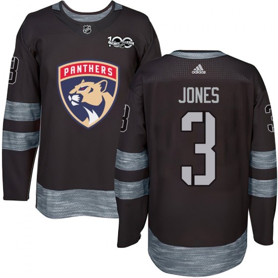 Men's Authentic Florida Panthers Seth Jones 1917-2017 100th Anniversary Jersey - Black