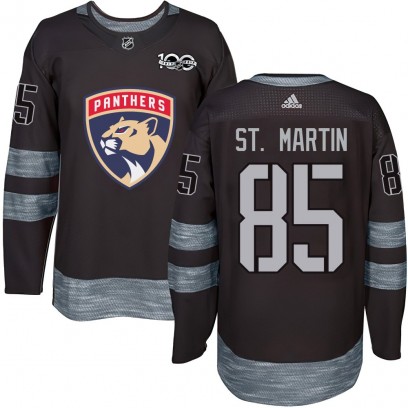 Men's Authentic Florida Panthers Hunter St. Martin 1917-2017 100th Anniversary Jersey - Black