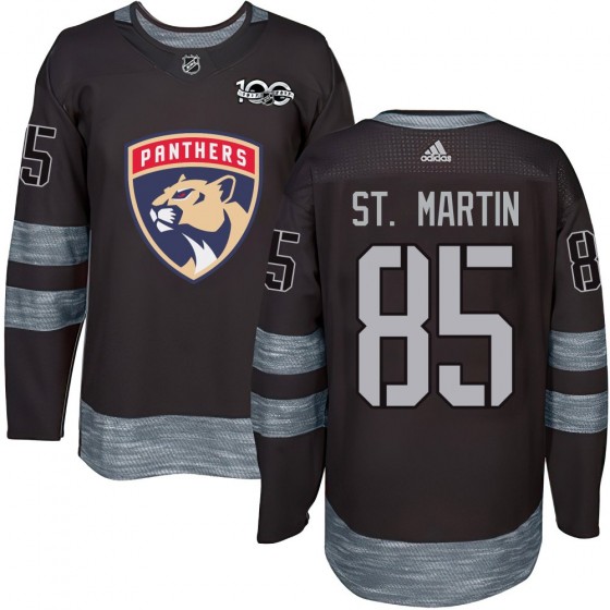 Men's Authentic Florida Panthers Hunter St. Martin 1917-2017 100th Anniversary Jersey - Black