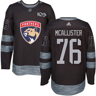 Men's Authentic Florida Panthers Ryan McAllister 1917-2017 100th Anniversary Jersey - Black