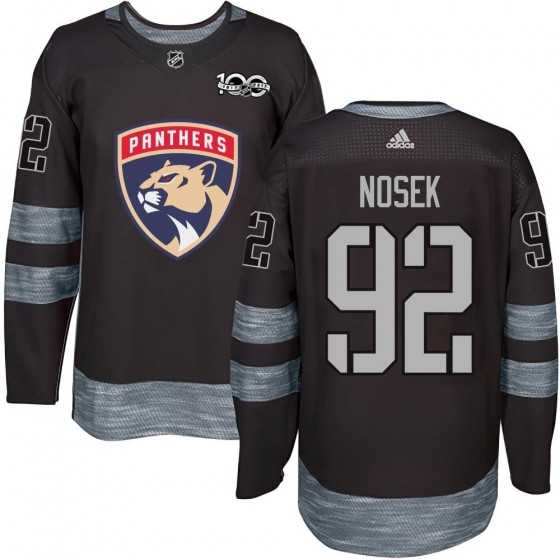 Men's Authentic Florida Panthers Tomas Nosek 1917-2017 100th Anniversary Jersey - Black