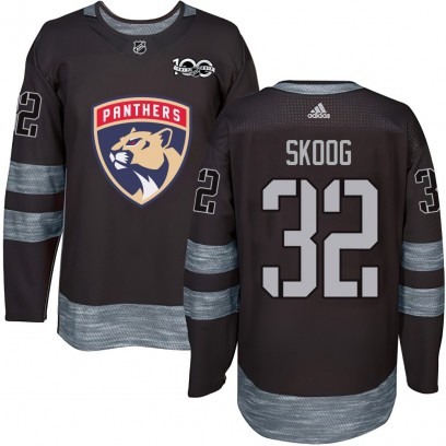Men's Authentic Florida Panthers Wilmer Skoog 1917-2017 100th Anniversary Jersey - Black