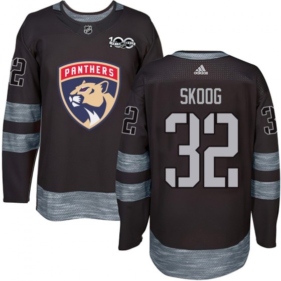 Men's Authentic Florida Panthers Wilmer Skoog 1917-2017 100th Anniversary Jersey - Black