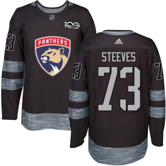 Men's Authentic Florida Panthers Ben Steeves 1917-2017 100th Anniversary Jersey - Black