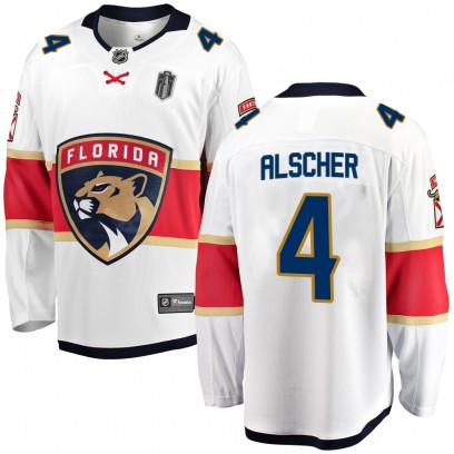 Men's Breakaway Florida Panthers Marek Alscher Fanatics Branded Away 2025 Stanley Cup Final Jersey - White