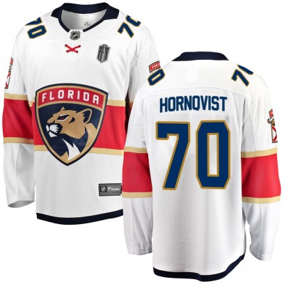 Men's Breakaway Florida Panthers Patric Hornqvist Fanatics Branded Away 2025 Stanley Cup Final Jersey - White