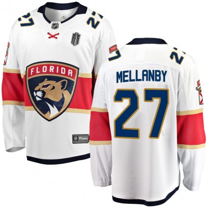 Men's Breakaway Florida Panthers Scott Mellanby Fanatics Branded Away 2025 Stanley Cup Final Jersey - White