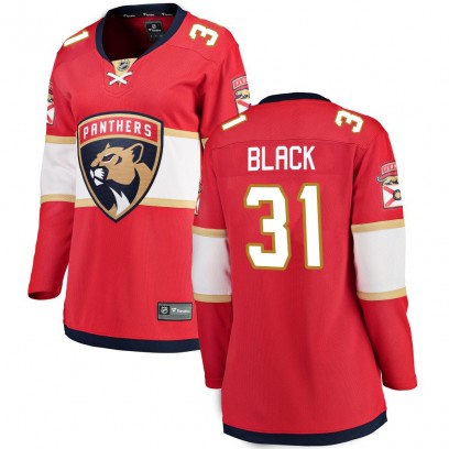 Women's Breakaway Florida Panthers Cooper Black Fanatics Branded Red Home Jersey - Black