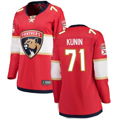 Women's Breakaway Florida Panthers Luke Kunin Fanatics Branded Home Jersey - Red