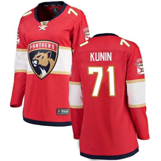 Women's Breakaway Florida Panthers Luke Kunin Fanatics Branded Home Jersey - Red