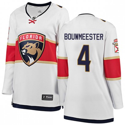 Women's Breakaway Florida Panthers Jay Bouwmeester Fanatics Branded Away Jersey - White
