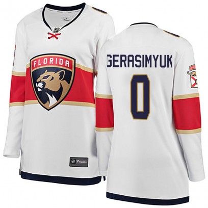 Women's Breakaway Florida Panthers Kirill Gerasimyuk Fanatics Branded Away Jersey - White