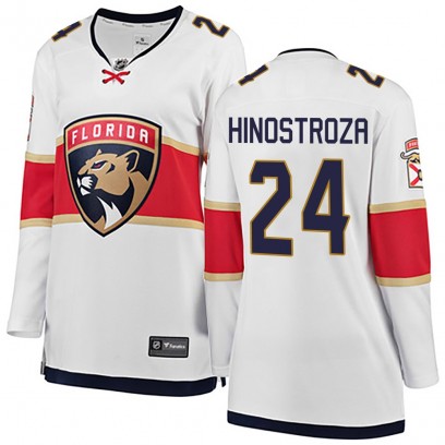 Women's Breakaway Florida Panthers Vinnie Hinostroza Fanatics Branded Away Jersey - White