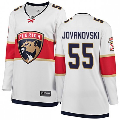 Women's Breakaway Florida Panthers Ed Jovanovski Fanatics Branded Away Jersey - White