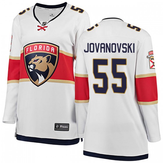 Women's Breakaway Florida Panthers Ed Jovanovski Fanatics Branded Away Jersey - White