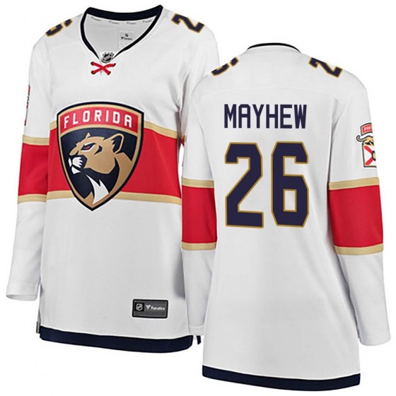 Women's Breakaway Florida Panthers Gerry Mayhew Fanatics Branded Away Jersey - White